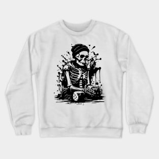 skeleton play dice Crewneck Sweatshirt